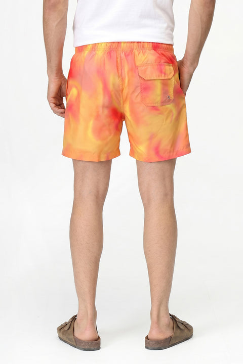 Regular Fit Swim Suit Orange