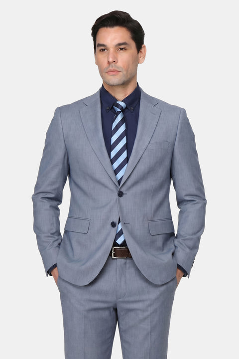 Slim Fit Suit Blue