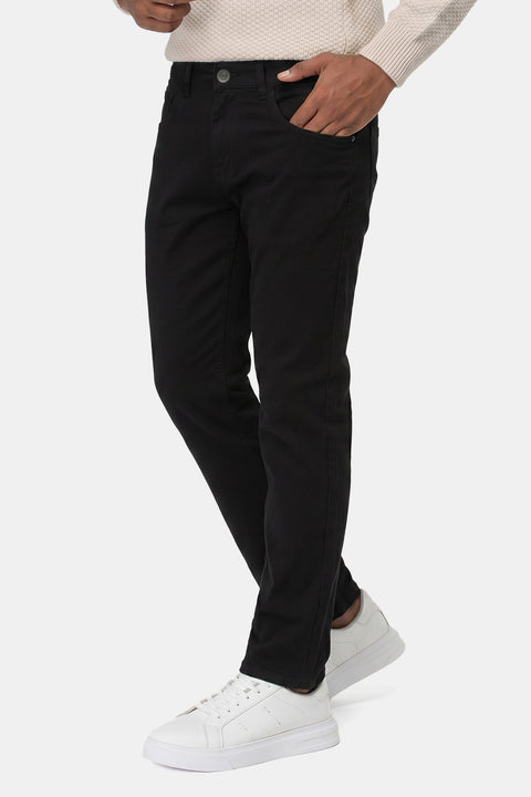 Slim Straight Chino Black
