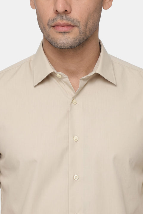 Classic Shirt Slim fit Beige