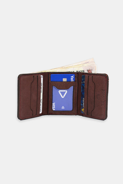 Plain Wallet Maroon