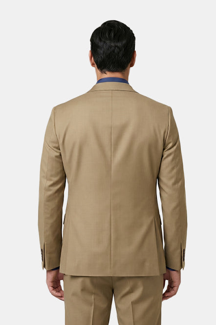 Regular Fit Suit Beige