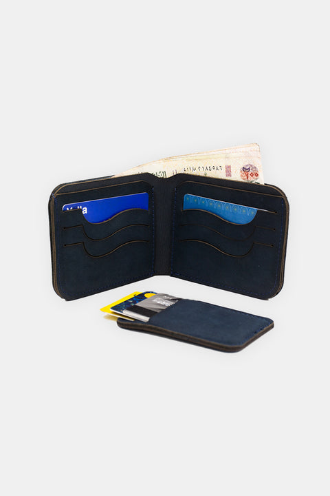 Plain Wallet Dark Blue