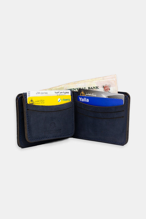Plain Wallet Dark Blue