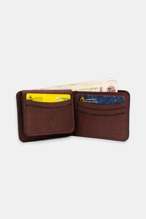 Plain Wallet Maroon