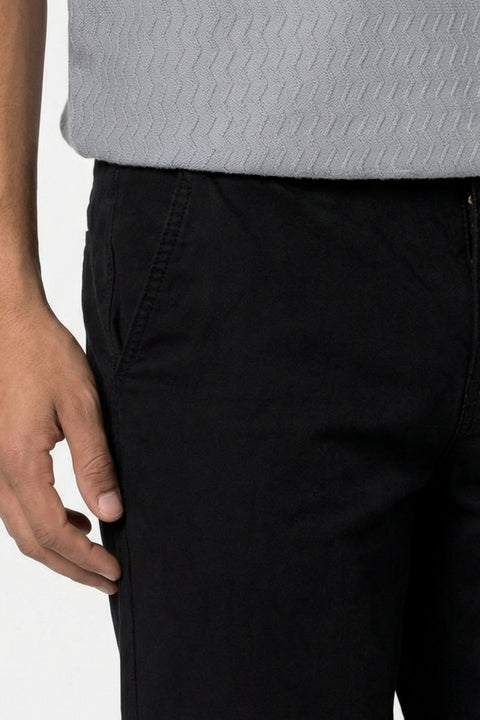 Slim Fit Chino Black