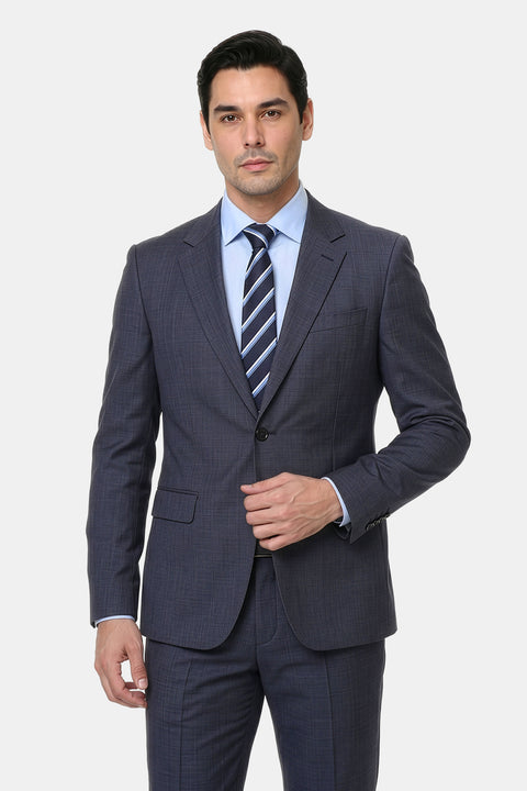 Regular Fit Suit Blue