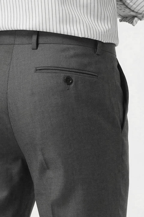Slim Fit Classic Pants Gray