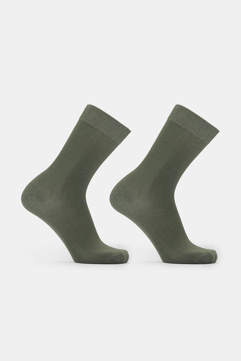 Plain socks Green