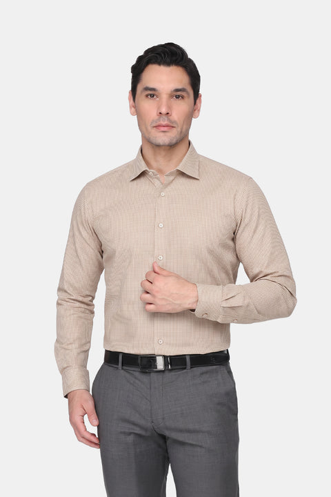 Milano Shirt Slim Fit Beige