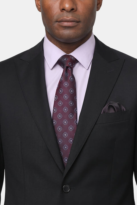 Slim Fit Suit Black