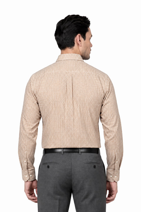 Milano Shirt Regular Fit Beige