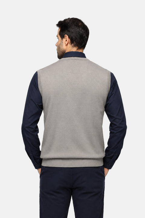 Regular Fit Gilet Gray