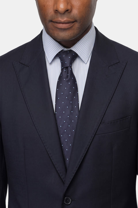 Slim Straight Fit Suit Dark Blue