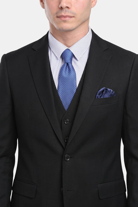 Slim Fit Suit Black