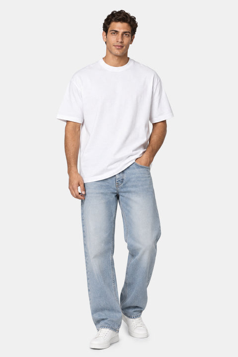 Wide Leg Trousers Jeans Light Blue