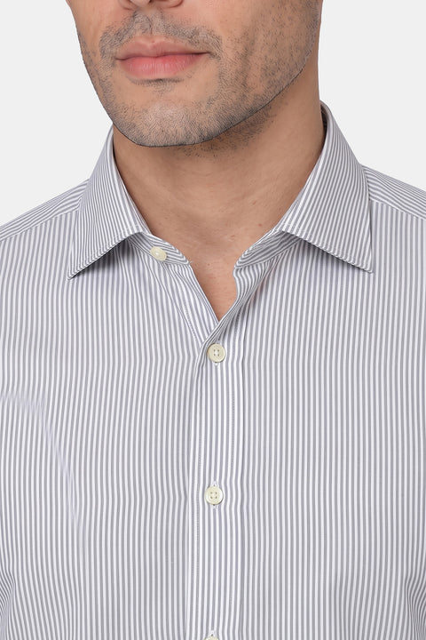 قميص ميلانو - سليم فيت - رمادي فاتح