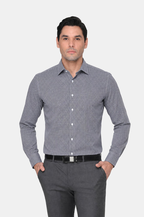 Milano Shirt Slim Fit Dark Gray