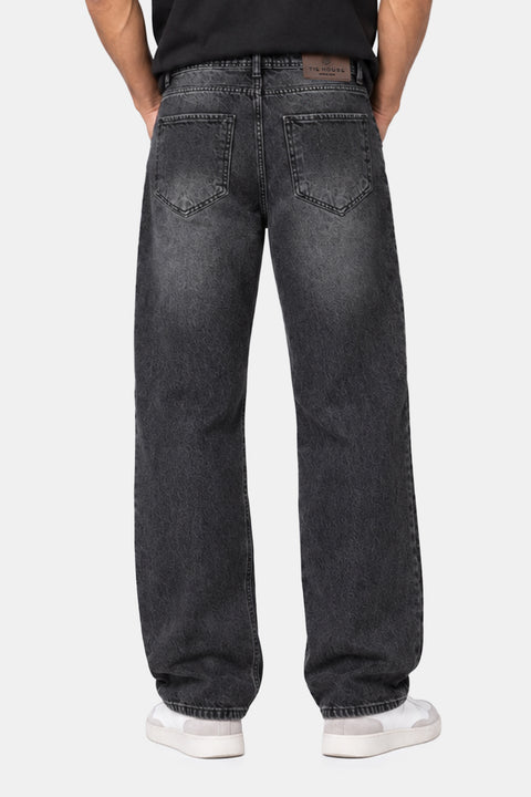 Wide Leg Trousers Jeans Gray