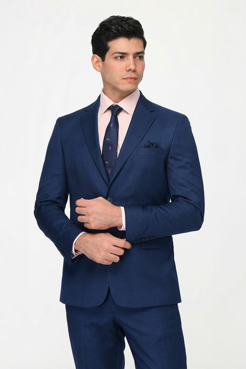 Regular Fit Suit Dark Blue