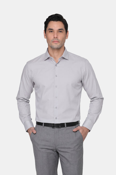 Classic Shirt Regular Fit Light Gray