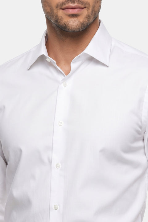 Classic Shirt Regular Fit 100% Cotton White