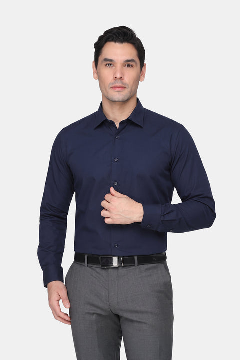 Classic Shirt  Regular Fit  Dark Blue