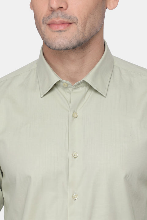 Classic Shirt Slim Fit Light Green
