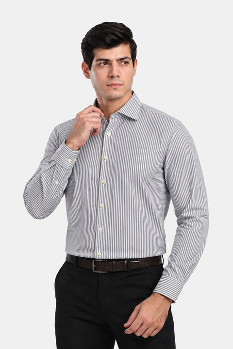 Milano Shirt Regular Fit Light Gray