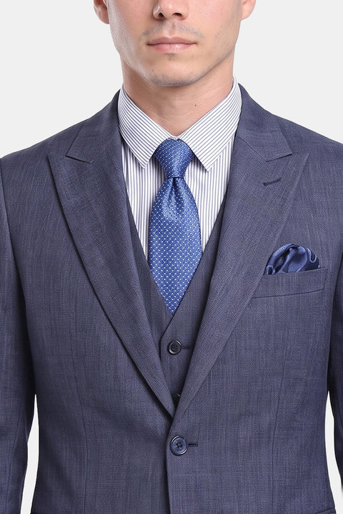Slim Fit Suit Dark Blue