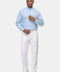 Slim Straight Chino White