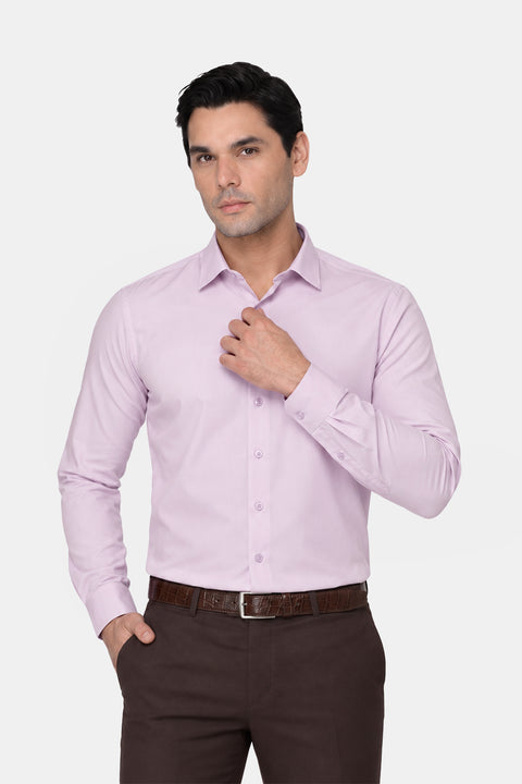 Classic Shirt Slim Fit Light Purple
