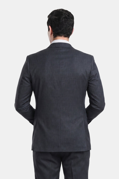 Slim Fit Suit Gray