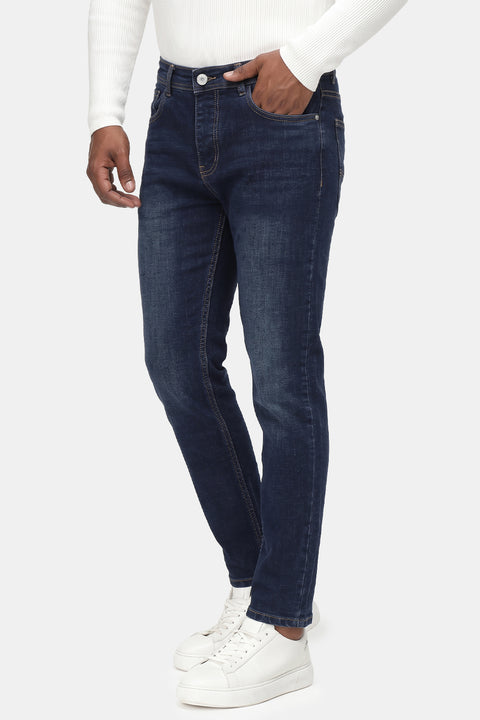Slim Fit Trousers Jeans Blue