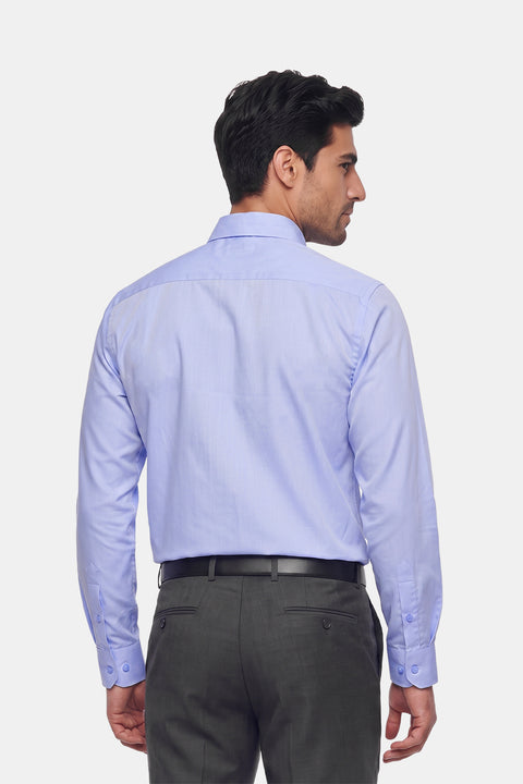 Classic Shirt Slim Fit 100% Cotton Light Blue
