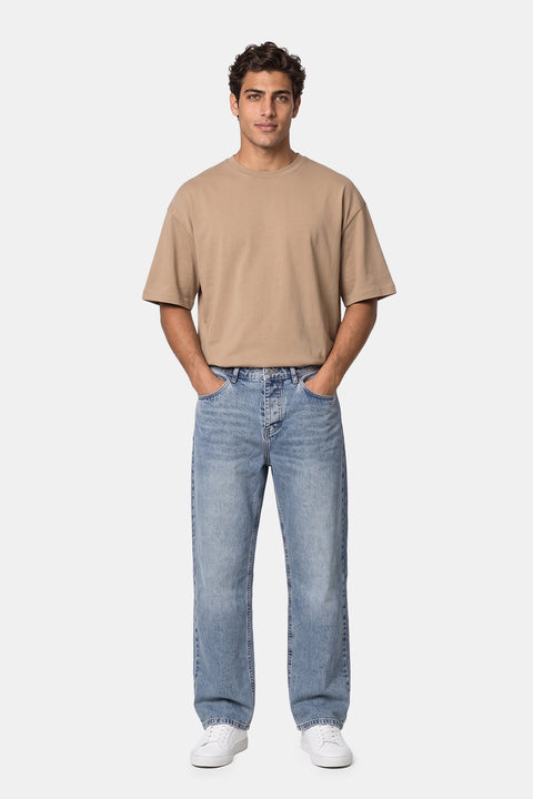 Wide Leg Trousers Jeans Light Blue