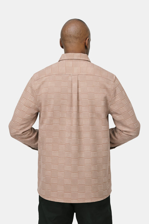 Over Shirt Regular Fit Beige