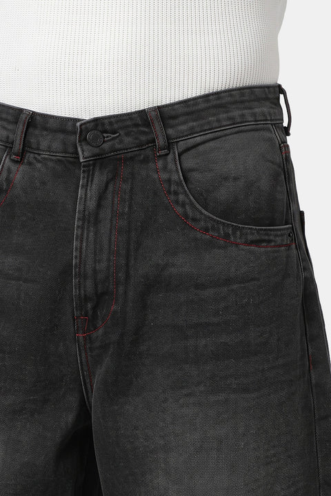 Supper Wide Leg Trousers Jeans Gray