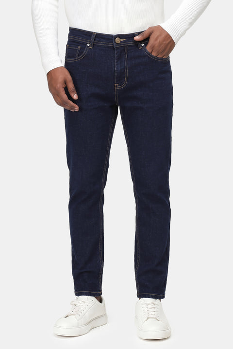 Slim Fit Trousers Jeans Dark Blue