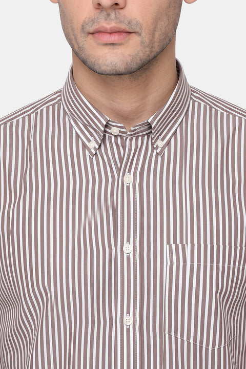 Milano Shirt Regular Fit Beige