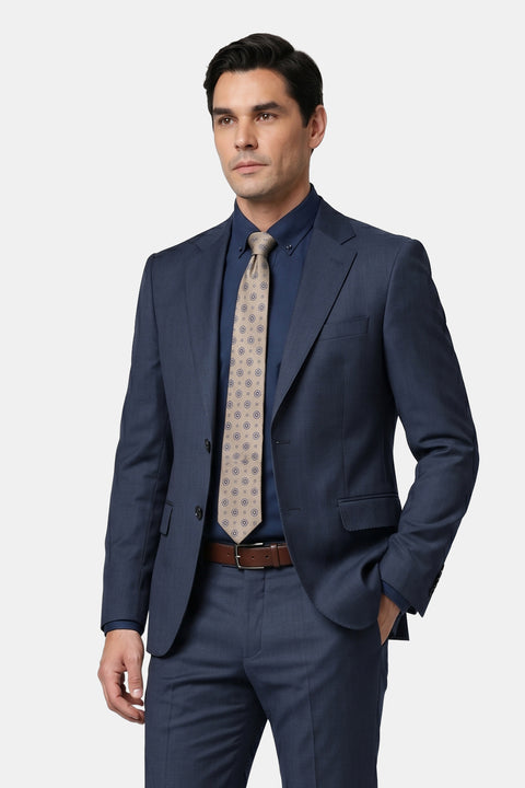 Slim Fit Suit Blue