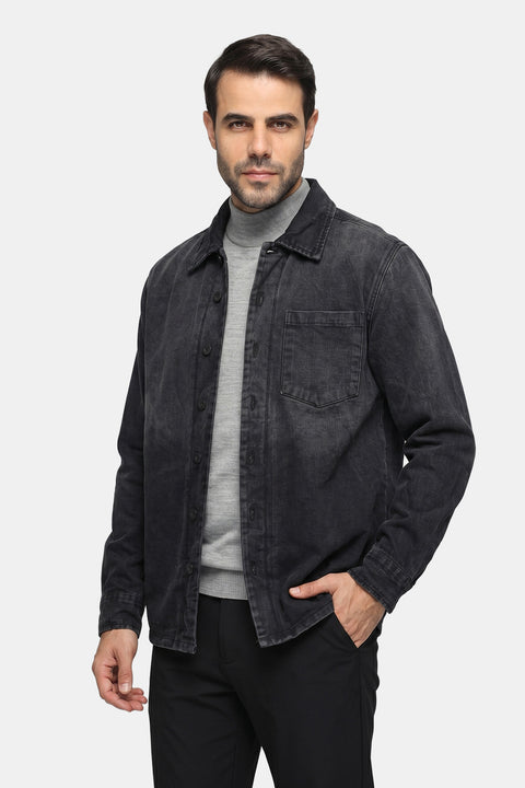 Jacket Jeans Regular Fit Dark Gray