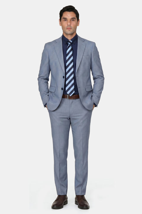 Slim Fit Suit Blue