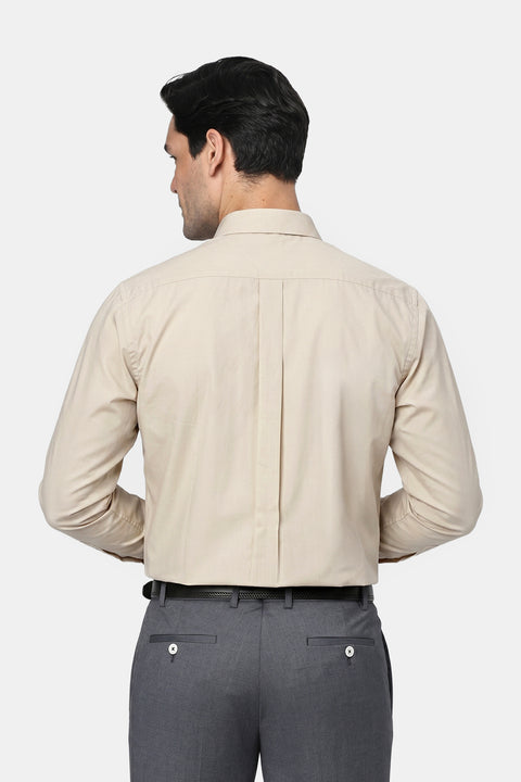 Classic Shirt Regular Fit Beige