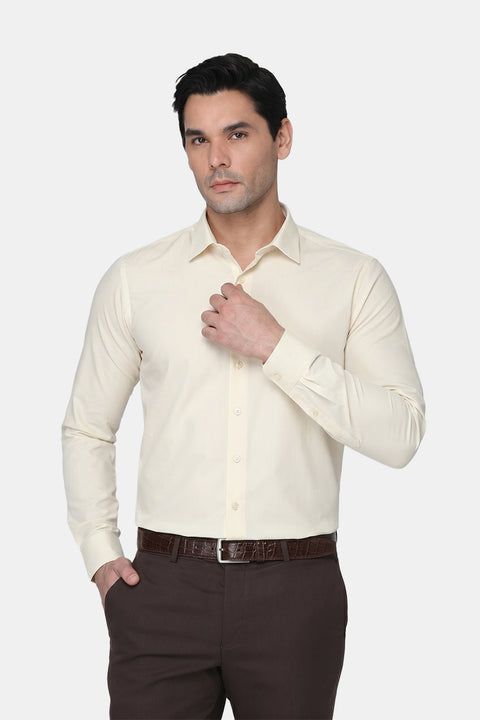 Classic Shirt Slim fit Beige