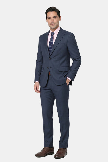 Regular Fit Suit Blue
