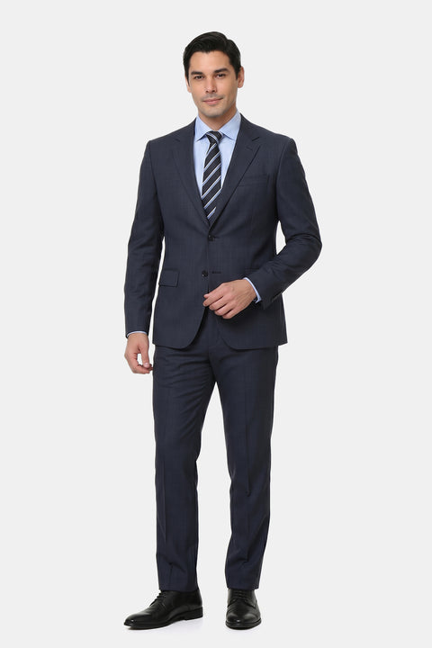 Regular Fit Suit Dark Blue