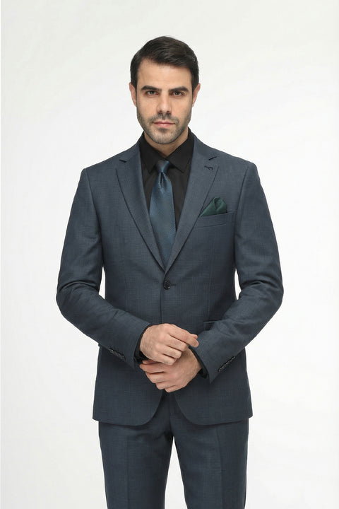 Regular Fit Suit Green