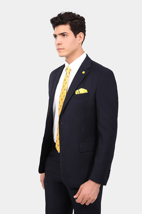 Regular Fit Suit Dark Blue