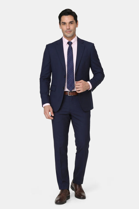 Regular Fit Suit Dark Blue